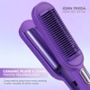 JOHN FRIEDA Heated Hairbrush & Waver – 2-in-1 Ceramic Straightener Brush, 4 Heat Settings, Fast Heat-Up, Auto Shut-Off, Anti-Frizz Styling - 4 of 4