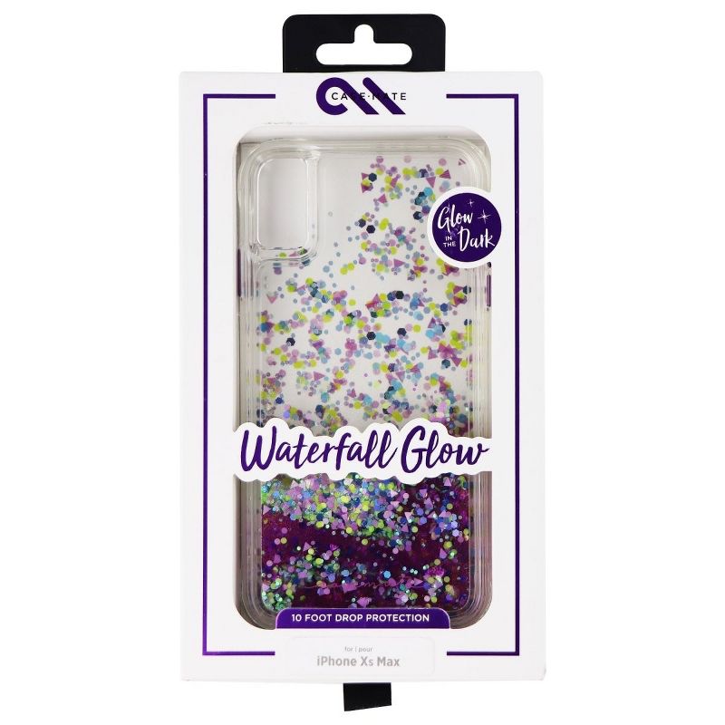 Case-Mate Glow Waterfall Case for iPhone XS Max - Purple Glow, 4 of 5