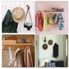 Unique Bargains Metal Double Prong Decorative Vintage Wall Mounted Hanging Towel Scarf Hat Clothes Hook - 4 of 4