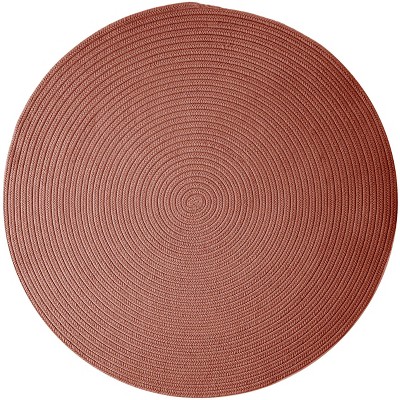 Colonial Mills Boca Raton - Terracotta 8 Ft round Round Rug Indoor/Outdoor 100% Polypropylene