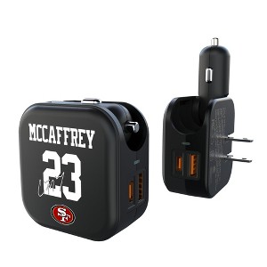 NFL San Francisco 49ers Players Game Tactic 18-Watt 2 in 1 USB A/C Charger - 1 of 3
