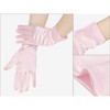 INSPIRE CHIC Women's Satin Lightweight Wrist Length Gloves - 3 of 4