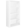 NicBex Transitional Bookcase 3/4/5 Tier Low-Profile Design Grey Eco-Friendly Laminate Bedroom Office Floating Shelf Effect - 3 of 4