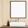 HomeRoots 42" Espresso Framed Bathroom Vanity Mirror - 2 of 4