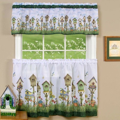 Goodgram Home Sweet Home Complete 3 Piece Kitchen Curtain Set - 58 In ...