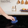 Electric Cooktop, 35.4" 8800W 4 Burner Ceramic Glass Stovetop - 240V Plug-In with Timer & Kid Safety Lock, Black - 2 of 4
