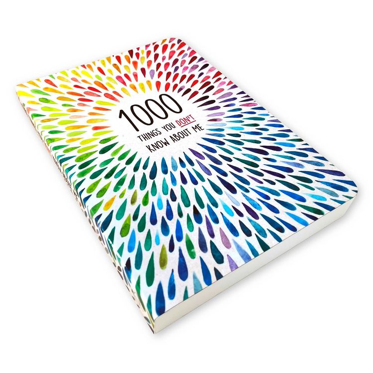 1000 Things You Don't Know About Me Activity Journal - Piccadilly: Guided Diary, Multicolor, Lay-Flat, 204 Pages, 2 of 8