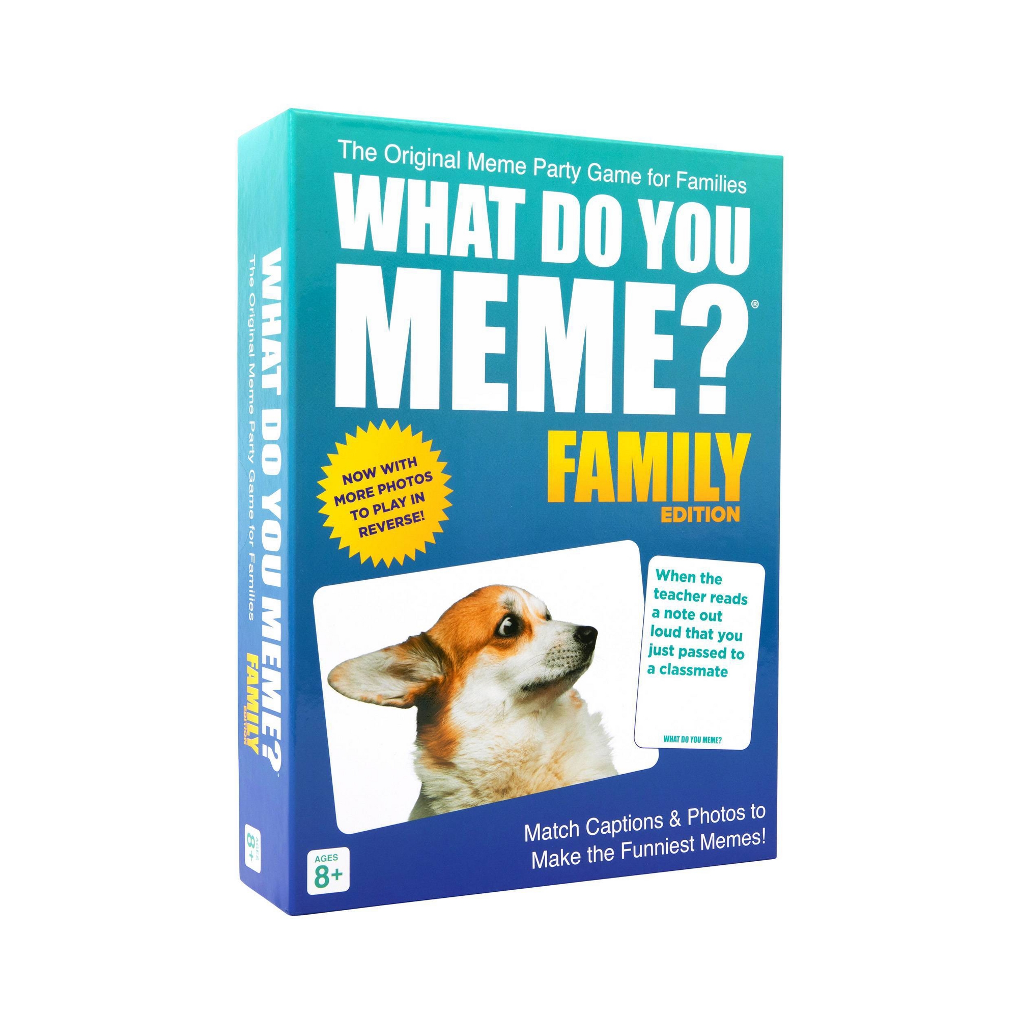 What Do You Meme? Family Edition Card Game, Party Game for Kids & Adults