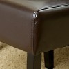 Taylor Bonded Leather Dining Chair Set 2ct - Christopher Knight Home - 4 of 4