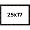 PosterPalooza | 25x17 Bamboo Picture Frame, UV Acrylic, 4 Finishes - Brown, Black, Gold, and Natural - 2 of 4
