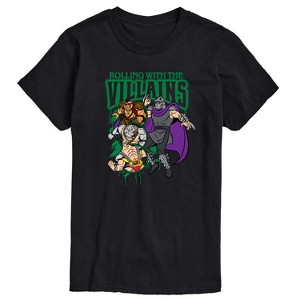 Men's - Teenage Muntant Ninja Turtles - Villains Bootleg Short Sleeve Graphic T-Shirt - 1 of 4