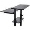 Monoprice Height Adjustable PC Workstation Cart for Sit-Stand - 4 of 4