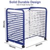 Art Drying Rack, Removable Shelves Mobile Paint Drying Rack with Lockable Castors, Canvas Rack Art Storage Ideal for Schools and Art Studios - 2 of 4