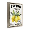 Stupell Industries Rustic Farm Market Lemons Black Framed Floater Canvas Wall Art - 3 of 4