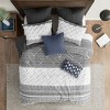Gulches Full/Queen 3 Piece Cotton Duvet Cover Set with Chenille Tufting - 3 of 4