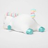 Rainbow Horse Soothing Weighted Plush Kids' Throw Pillow White - Pillowfort™ - 3 of 4