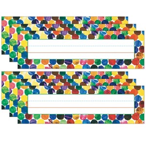 Carson Dellosa Education Eric Carle Dots Desk Nameplates, 36 Per Pack, 6 Packs - 1 of 3