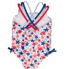 RuffleButts Girls UPF50+ Sun Protected Cross-Back One Piece - 2 of 4