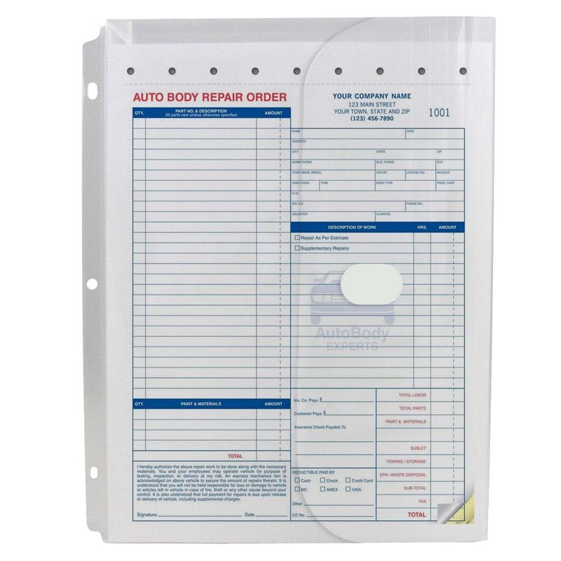 C-Line Super Heavyweight Poly Binder Pockets, Clear, Side Loading, Pack of 10, 3 of 4