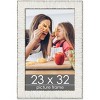 PosterPalooza | Photo Size Ornate White Picture Frame - UV Acrylic, Foam Board Backing, Hanging Hardware - 2 of 4