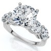 Pompeii3 Certified 3 1/2Ct Diamond Engagement Ring 14k Gold or Platinum Lab Created - 3 of 4
