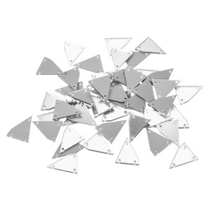 Unique Bargains Flat Back Sew on DIY Irregular Mirror for Evening Dresses Cloth 50 Pcs - 1 of 4