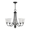 Livex Lighting Ridgedale 5 - Light Chandelier in  Black - 2 of 4