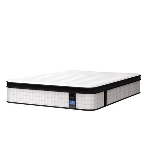Itopfox Twin XL Hybrid Mattress, 12 Inch Innerspring Single Bed with Breathable Soft Knitted Fabric Cover for Cool and Comfortable Sleep - 1 of 4