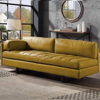 Radia 74" Sofas Turmeric Top Grain Leather - Acme Furniture