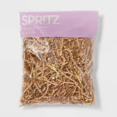 1.25oz Crinkle Easter Basket Grass Gold - Spritz™