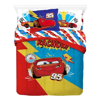 Disney Pixar Cars Lightning McQueen Full Size Kids Bedding Set