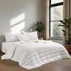 Puredown Ultra-Lightweight White Down Blanket, Soft Bed Cover For All Season - 2 of 4