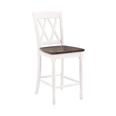 Cherry Wood Shelby 24" Counter Stool Set with Classic Turned Legs