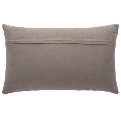 Pari Brown and Gold Abstract Decorative Throw Pillow