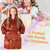 Catalonia Kid Wearable Blanket Hoodie Sweatshirt, Oversized Fleece Girl Soft Hoodie Sweatshirt with Large Front Pocket, Cozy Gift for Teen Boy Girl - 4 of 4