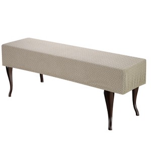 Unique Bargains Stretch Anti-Dust Protecting Dining Chair Slipcovers for 42" - 54" Bench - 1 of 4