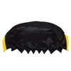 Buckle-Down Dog Toy Squeaker Plush - DC Comics DC Legion of Super-Pets Batman Dog Ace the Bat Hound Bat Logo with Cape Black Yellow - 3 of 3