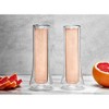 Joyjolt Cosmo Double Wall Stemless Champagne Flutes - Set Of 2 Mimosa  Champagne Glasses - 5 Oz : Target