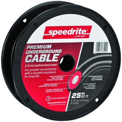 SpeedriteSpeedrite Underground Cable Galvanized Steel Easy Strip Soft Core 12.5ga x 82 ft