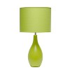 Oval Bowling Pin Base Ceramic Table Lamp - Simple Designs - 4 of 4