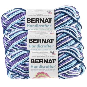 pack Of 3) Bernat Handicrafter Cotton Yarn - Ombres-purple Perk : Target