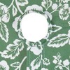 Design Imports  Artichoke Green Floral Print Outdoor Tablecloth With Zipper 60X84 - 4 of 4