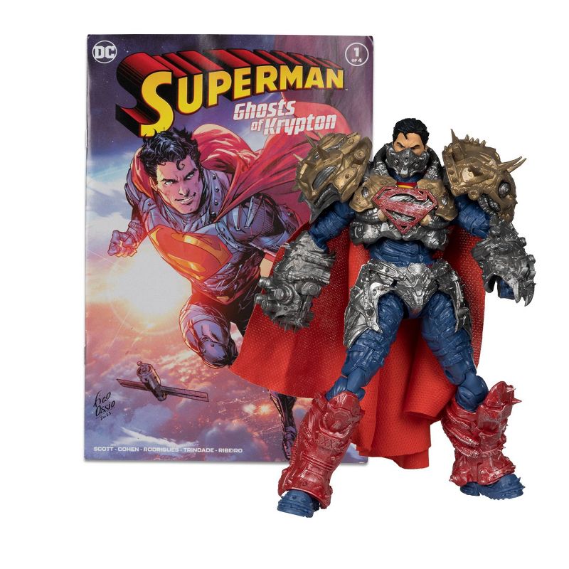McFarlane Toys DC Superman: Ghosts of Krypton Page Punchers with 7&#34; Action Figure, 1 of 13