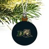 Drew University Primary Logo Mini Small Tiny Wood Christmas Tree Holiday Ornament - 3 of 4