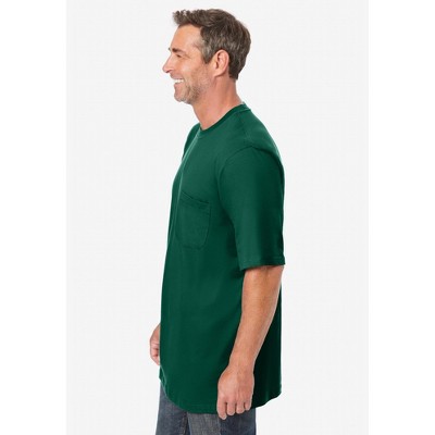 KingSize Shrink-Less Lightweight Pocket Crewneck T-Shirt