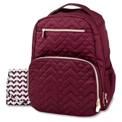 Fisher-Price Morgan Quilted Backpack - Burgundy