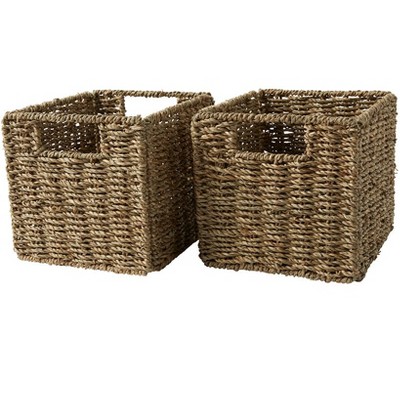 Generic Slim Decorative Shelving Unit or Set of 2 Baskets - Set of 2 Baskets