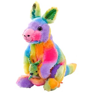 Wild Republic Rainbowkins Kangaroo Stuffed Animal, 12 Inches - 1 of 1