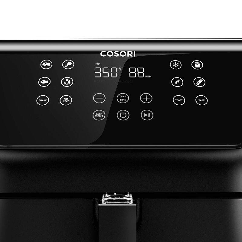 Cosori Pro XLS II Smart 5.8qt Digital Air Fryer with Pizza Pan, 5 of 9