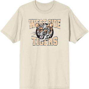 Vintage Sport West Side Tigers Adult Crew Neck Short Sleeve Tee - 1 of 2